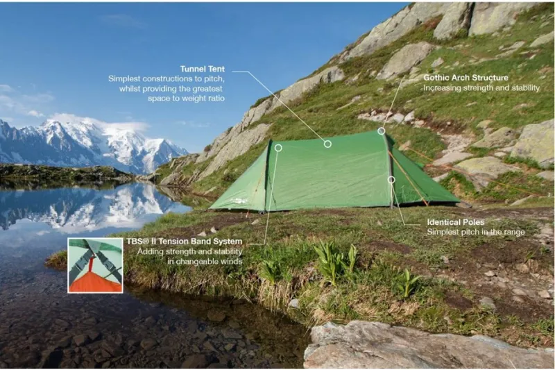 Vango Scafell 200 Tent in Green-2